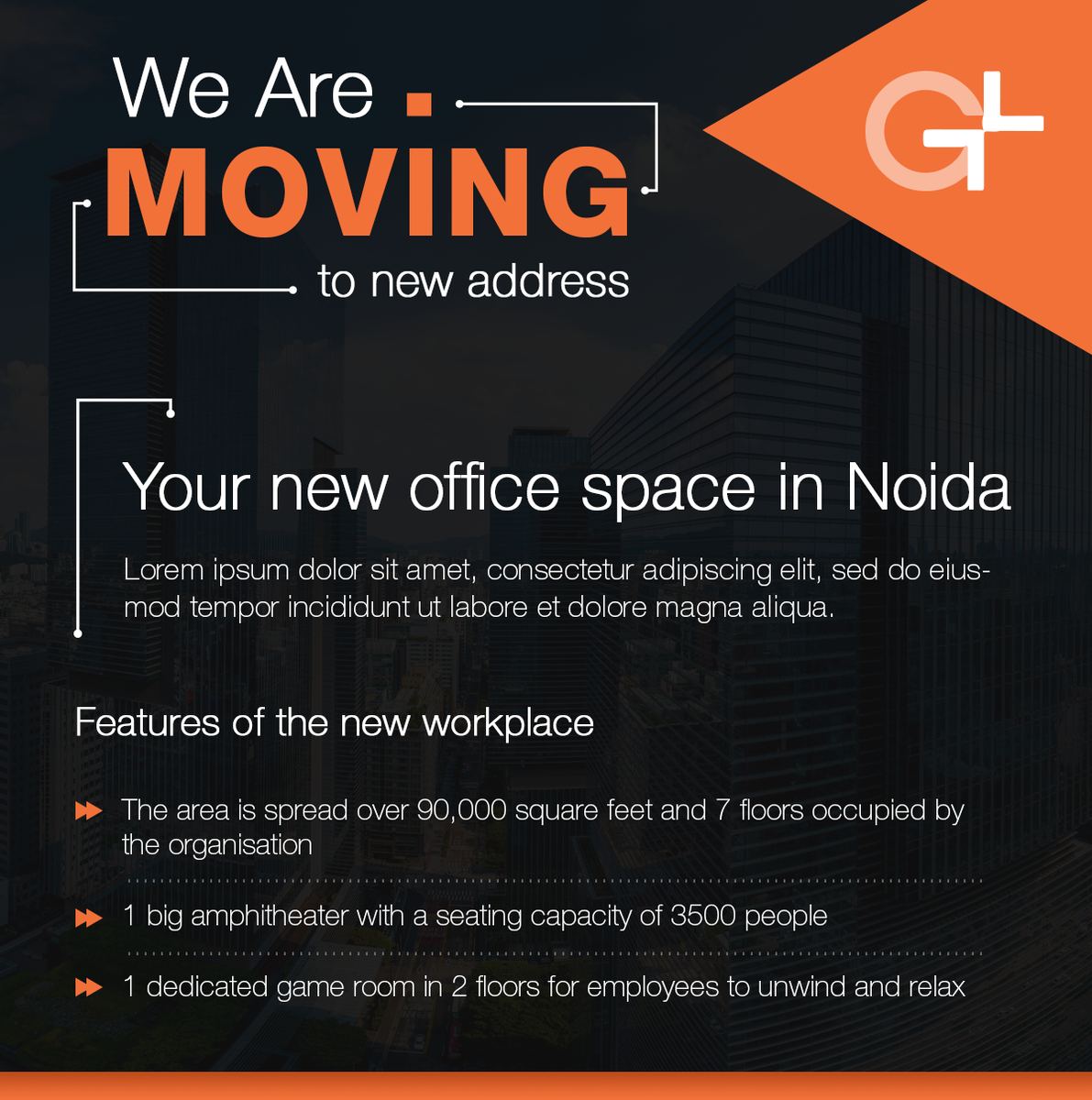 We Are Moving Announcement